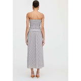 The June Nap Top - Chocolate Gingham