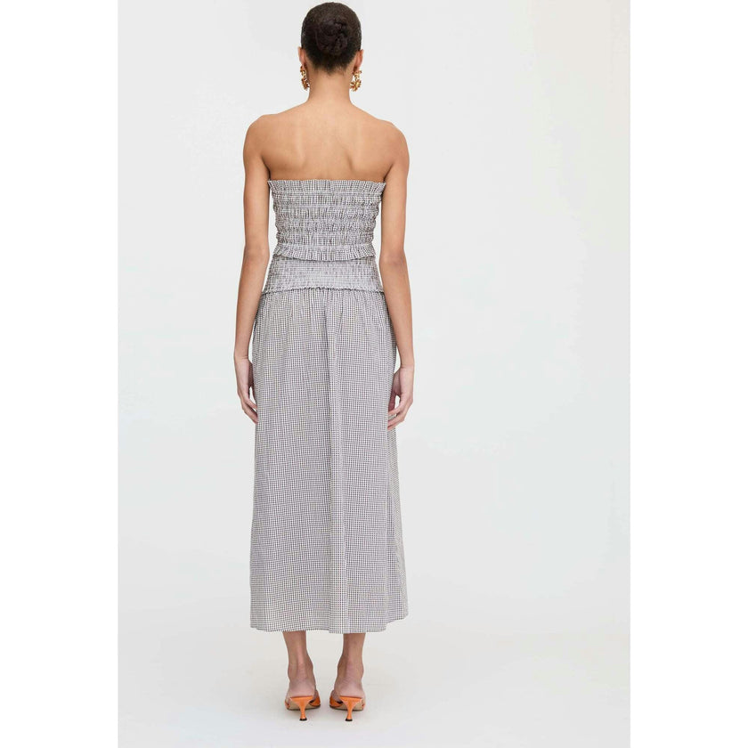 The June Nap Top - Chocolate Gingham