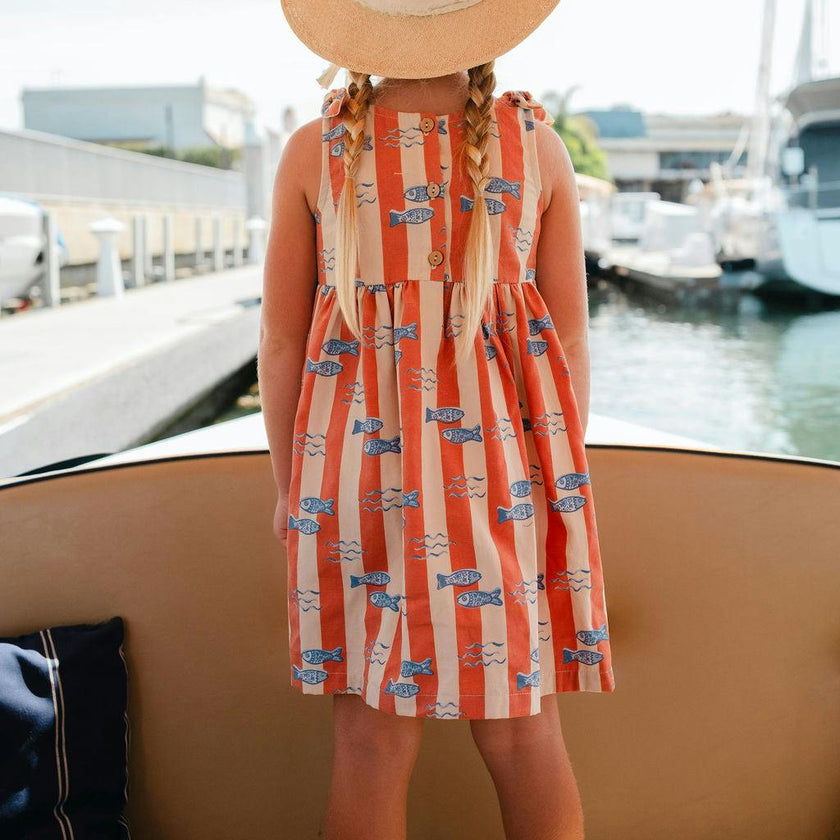 Piper Dress in Fiori di Mare