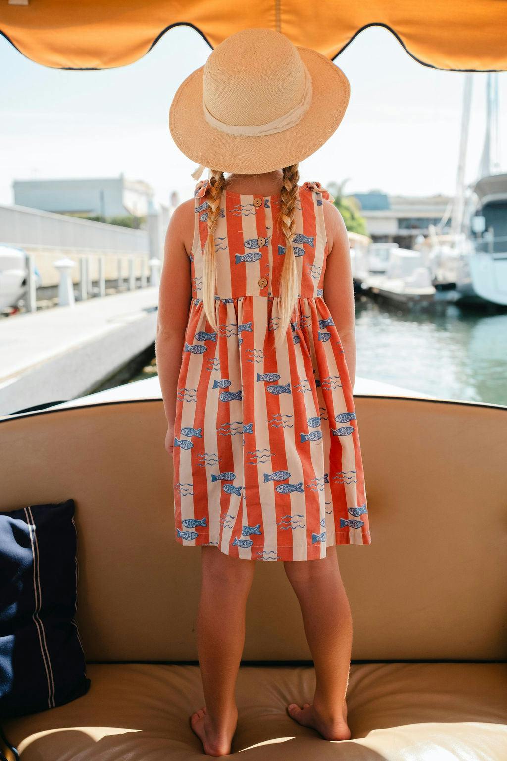 Piper Dress in Fiori di Mare