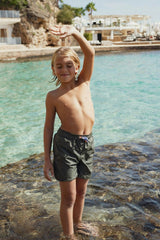 Boys' swim shorts, khaki | CAPRI