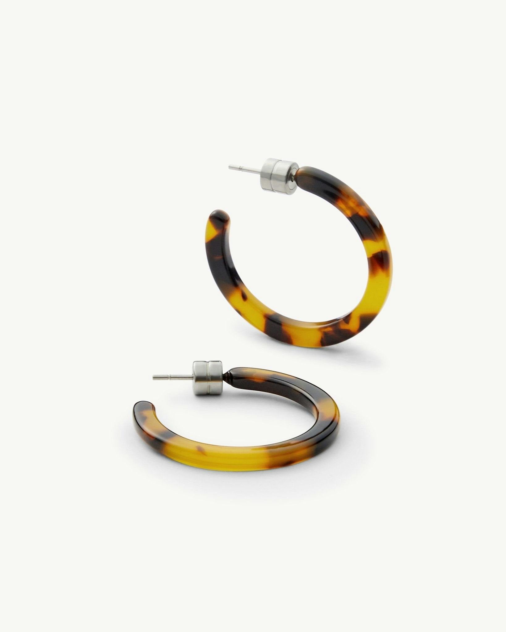Mini Hoops in Classic Tortoise