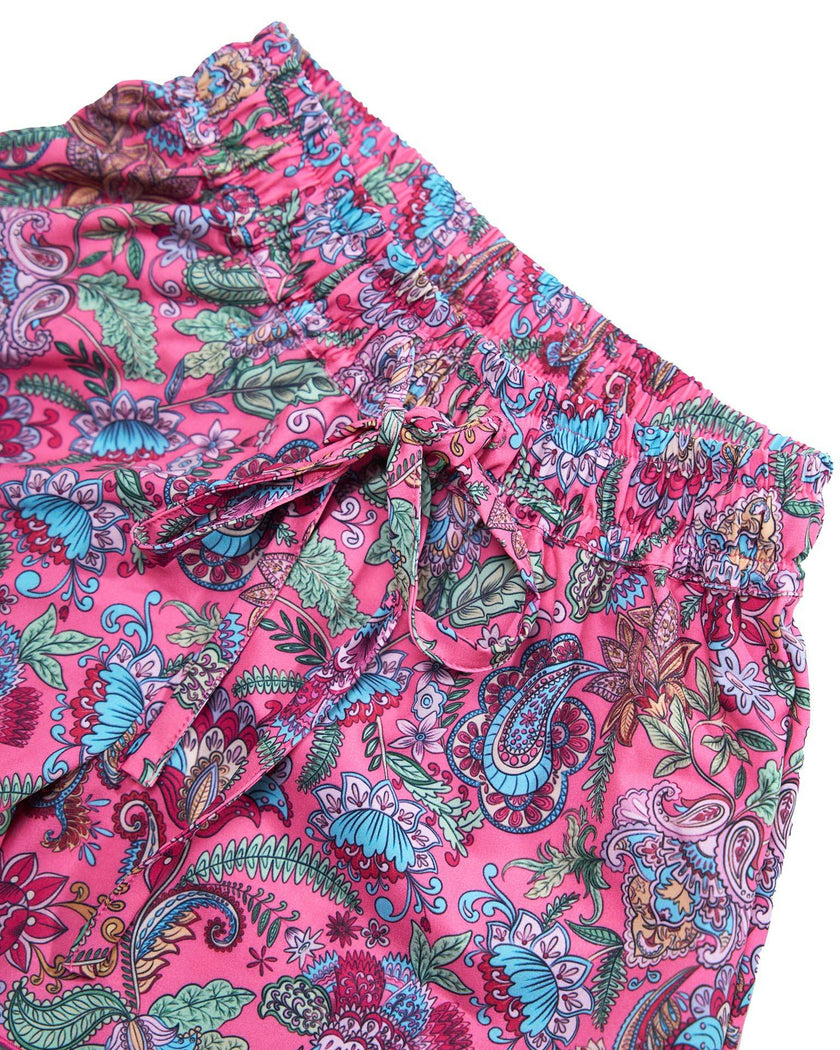 Girls Board Shorts with Tie – Lightweight & Quick-Dry (Liberty)