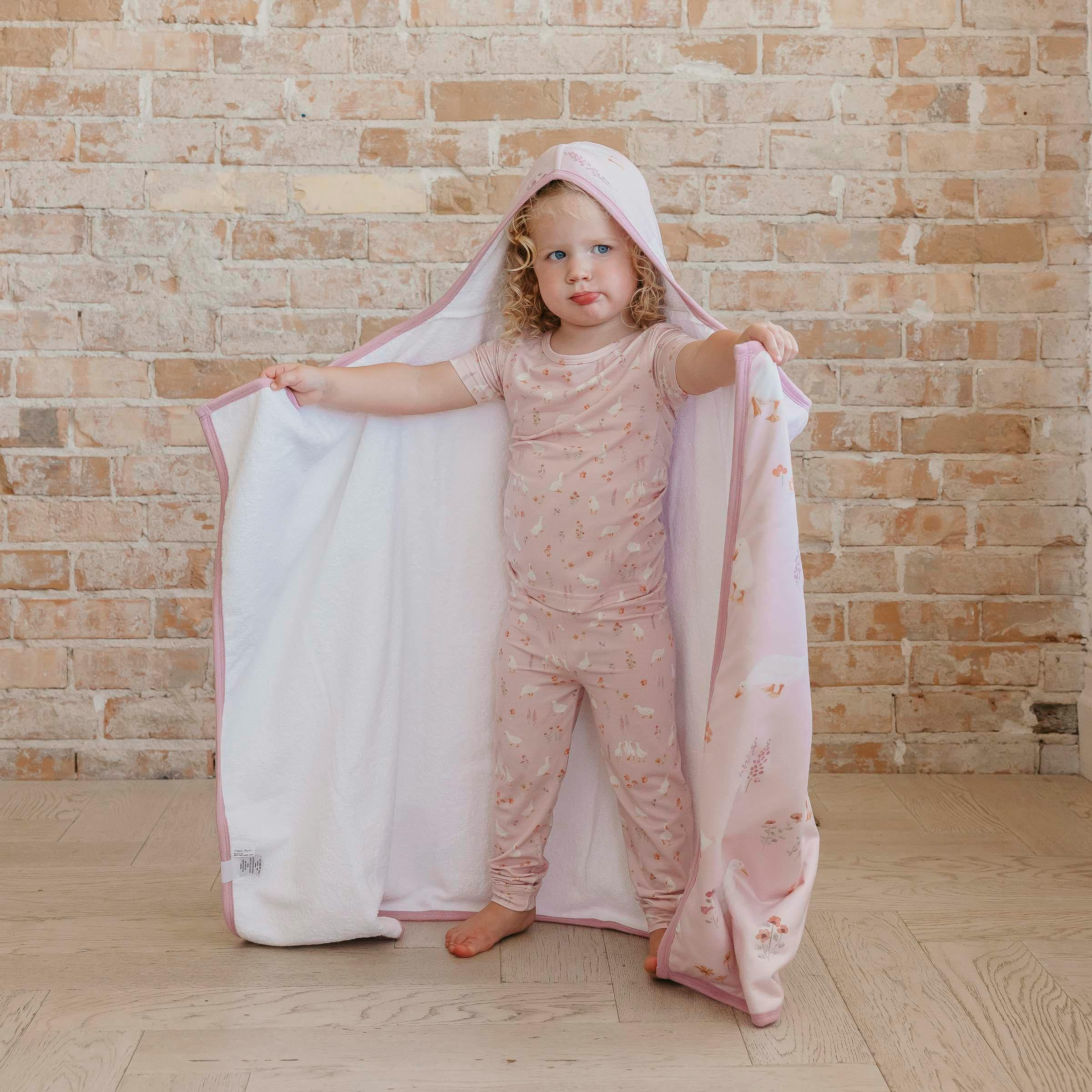 Premium Big Kid Hooded Towel - Gigi
