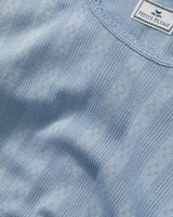 Women's Pointelle T-Shirt in Periwinkle