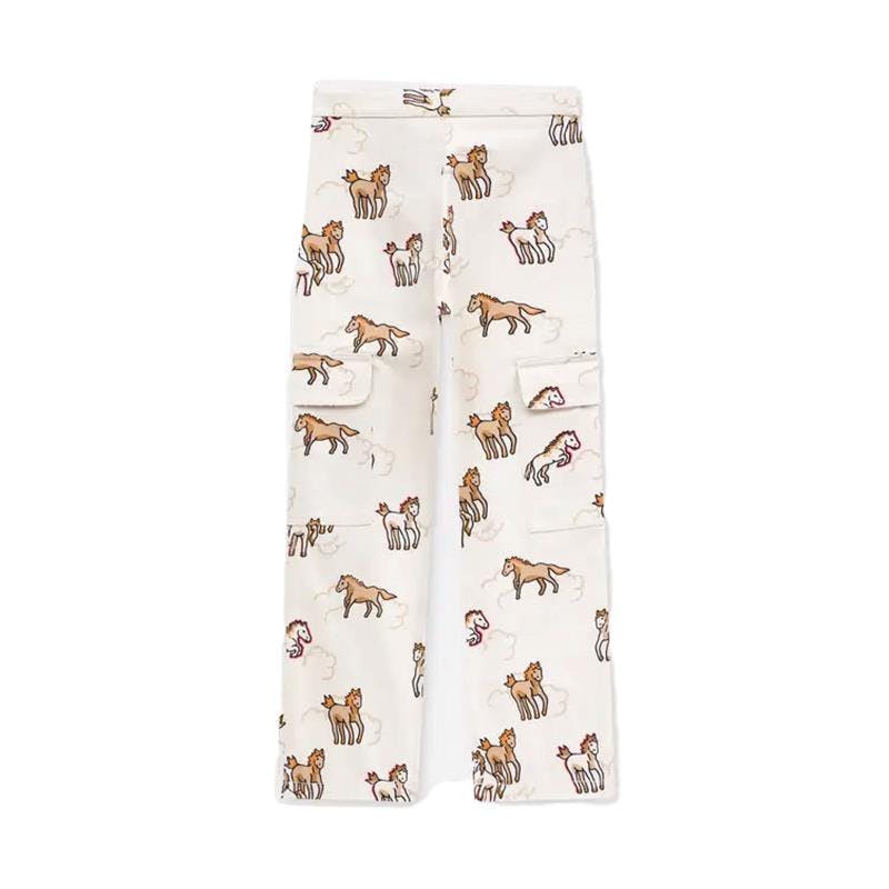 'Lunar New Year' Straight Pants