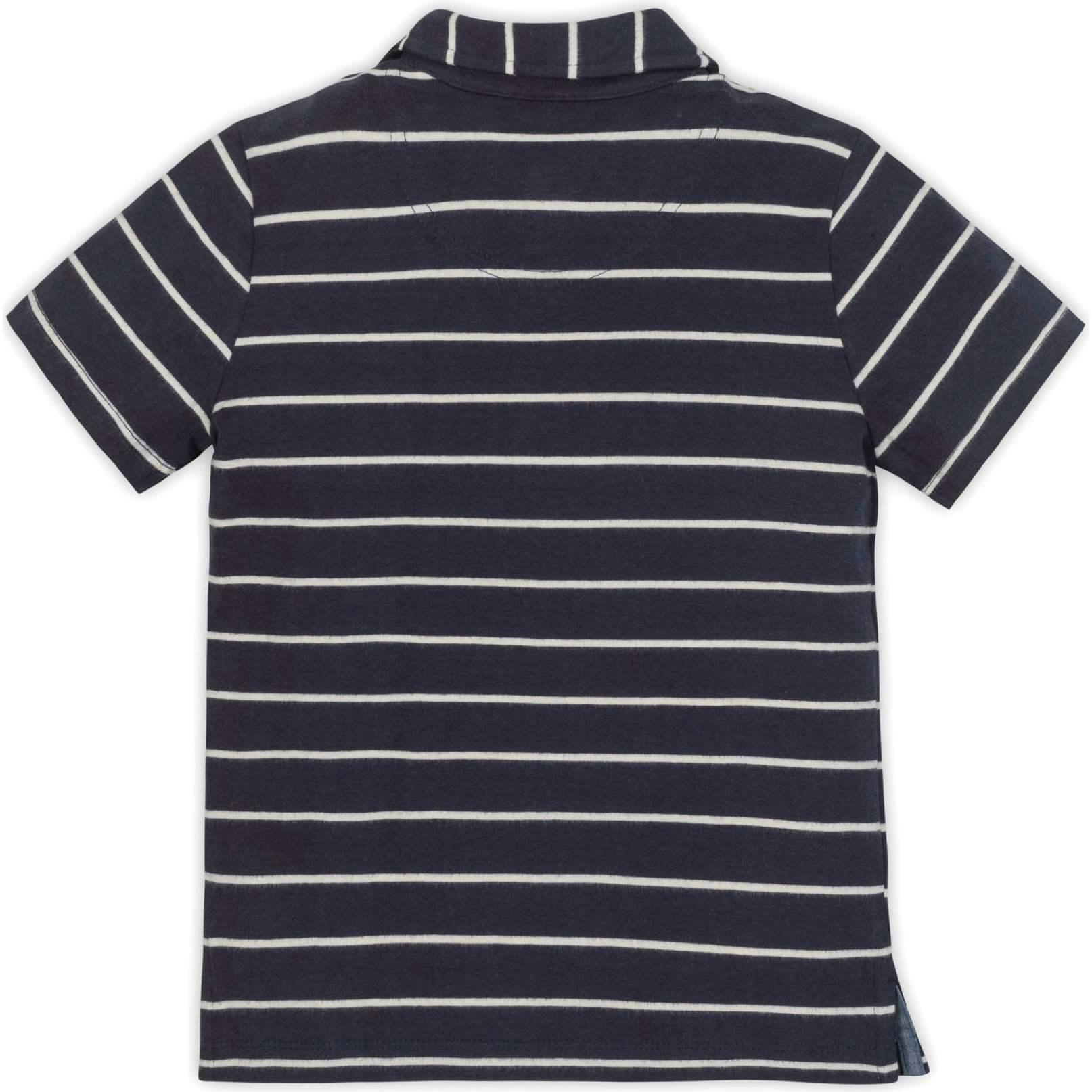 Organic Short Sleeve Jersey Polo, Blue