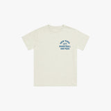 Kids Ecru NYC Basketball & Pizza Tee