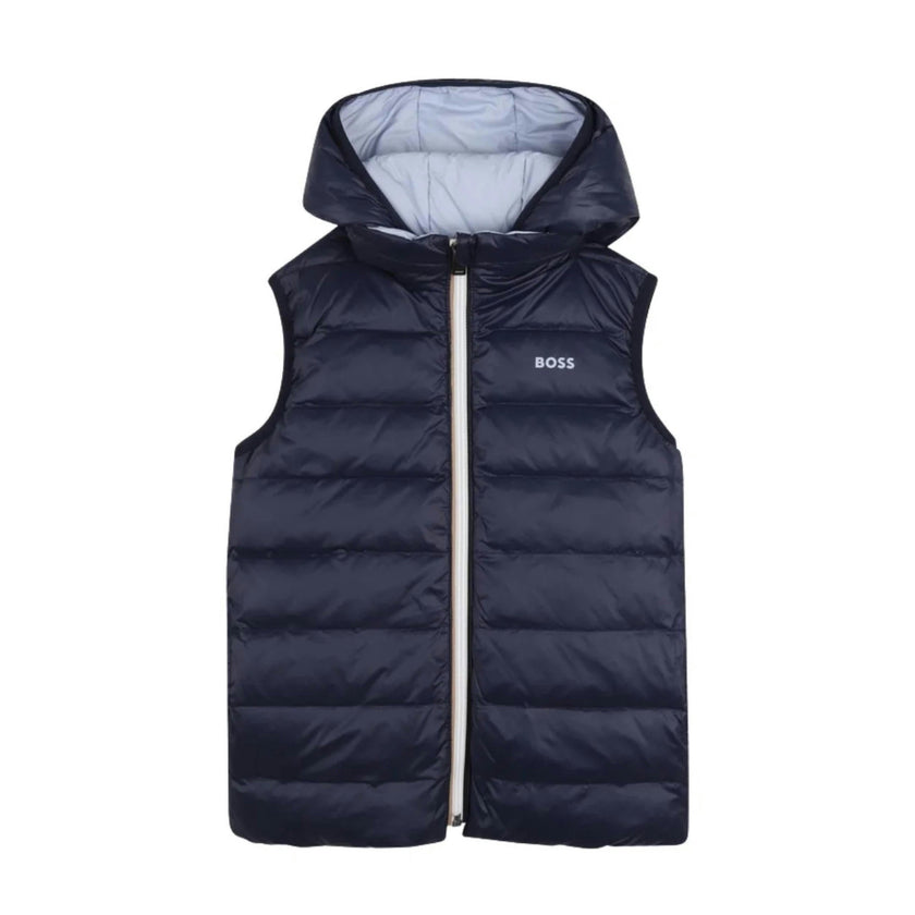 Pale Blue Reversible Vest