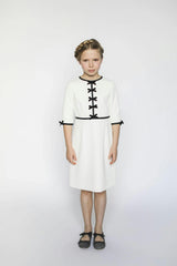 Anais bow dress (blush pink)