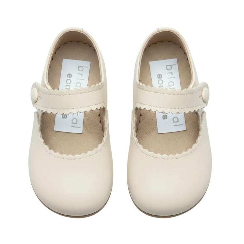 Emma Pre-Walker Baby Shoes - Ivory