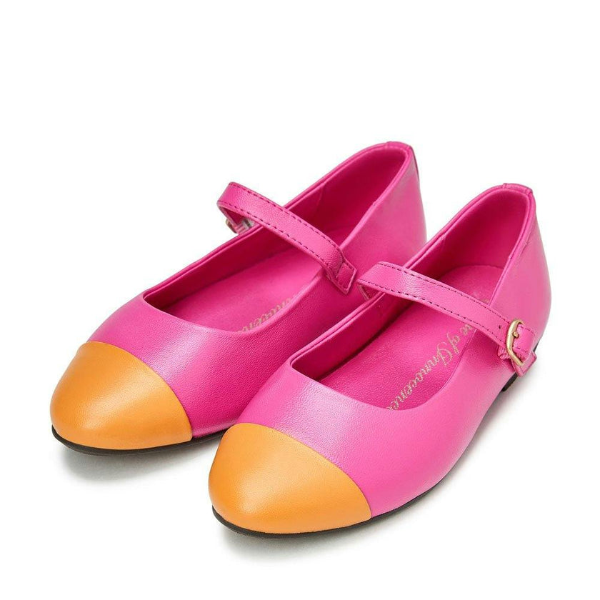 Bebe Leather 2.0 Pointed Toe Ballet Flat