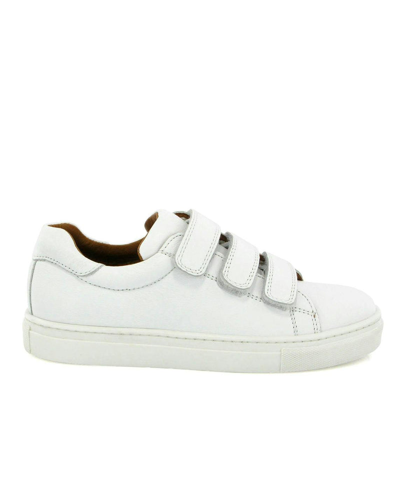 3 Straps Sneakers - white smooth