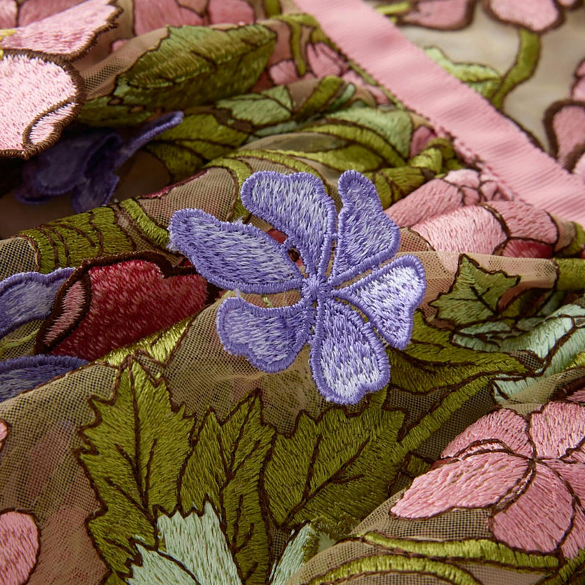 Bonnie Embroidered Mini Skirt