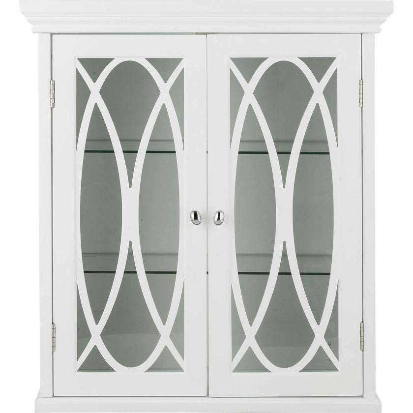 Florence 2 Door Wooden Removable Wall Cabinet with Adjustable Shelves