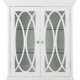 Florence 2 Door Wooden Removable Wall Cabinet with Adjustable Shelves