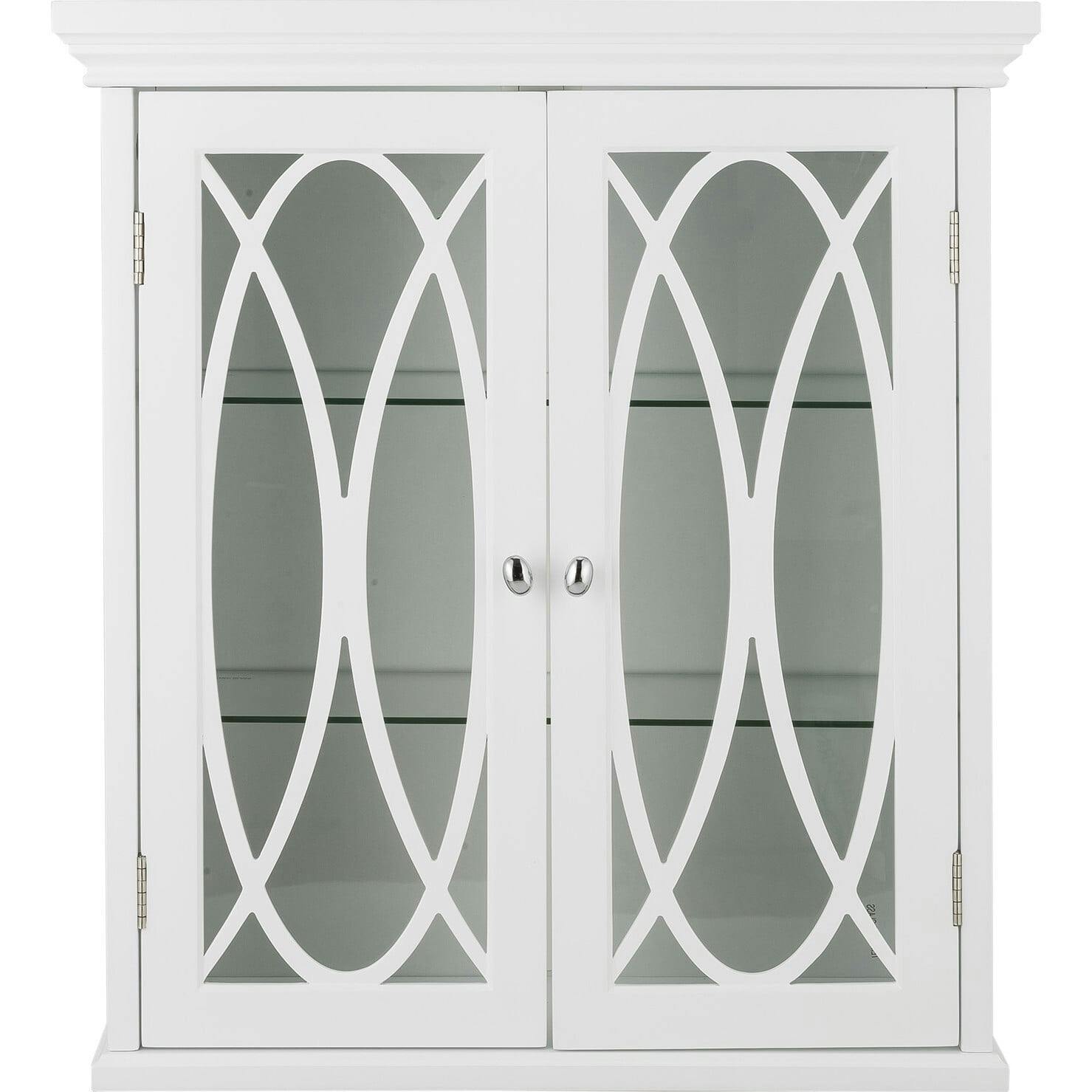 Florence 2 Door Wooden Removable Wall Cabinet with Adjustable Shelves