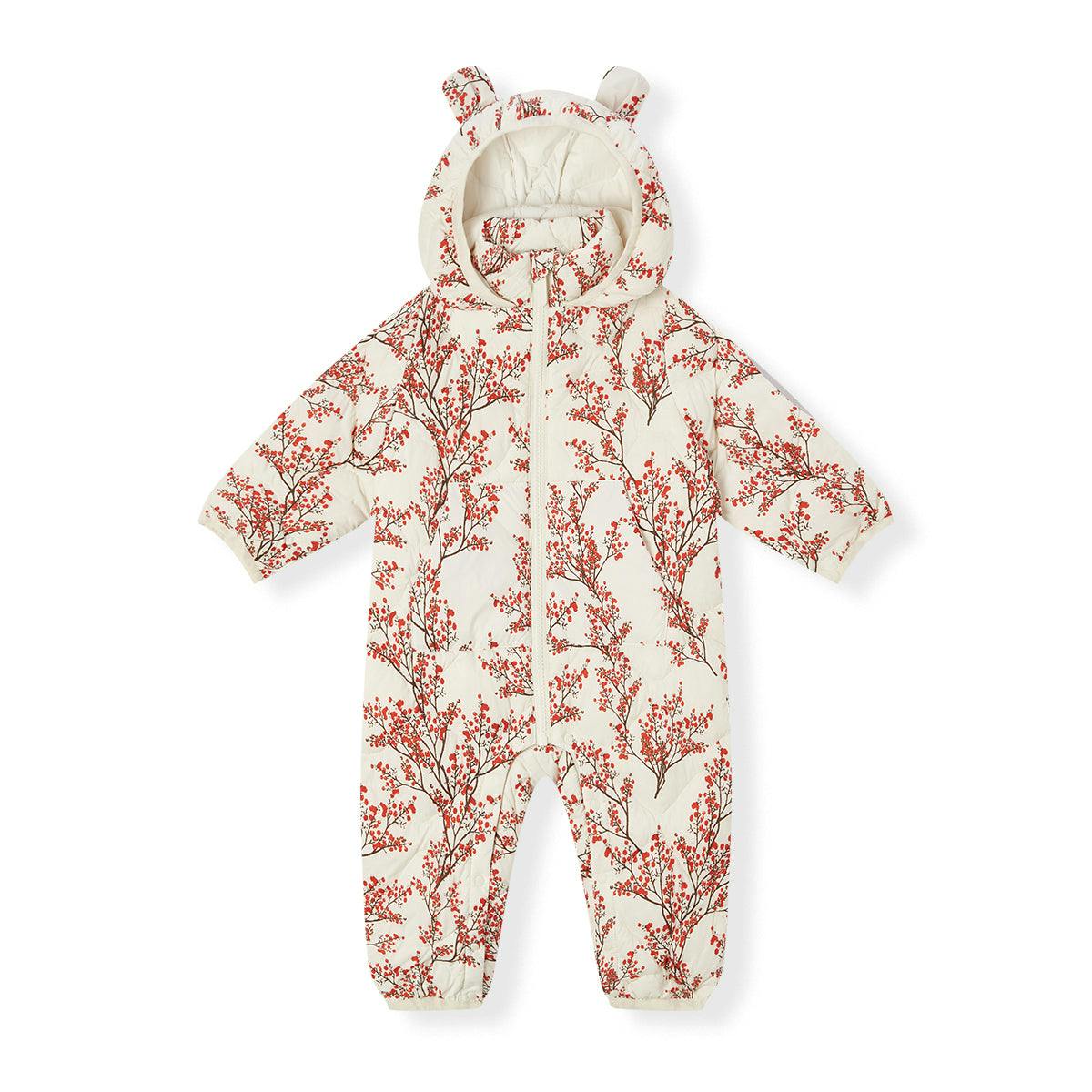 Winterberry Lightweight Down Hooded Jumpsuit
