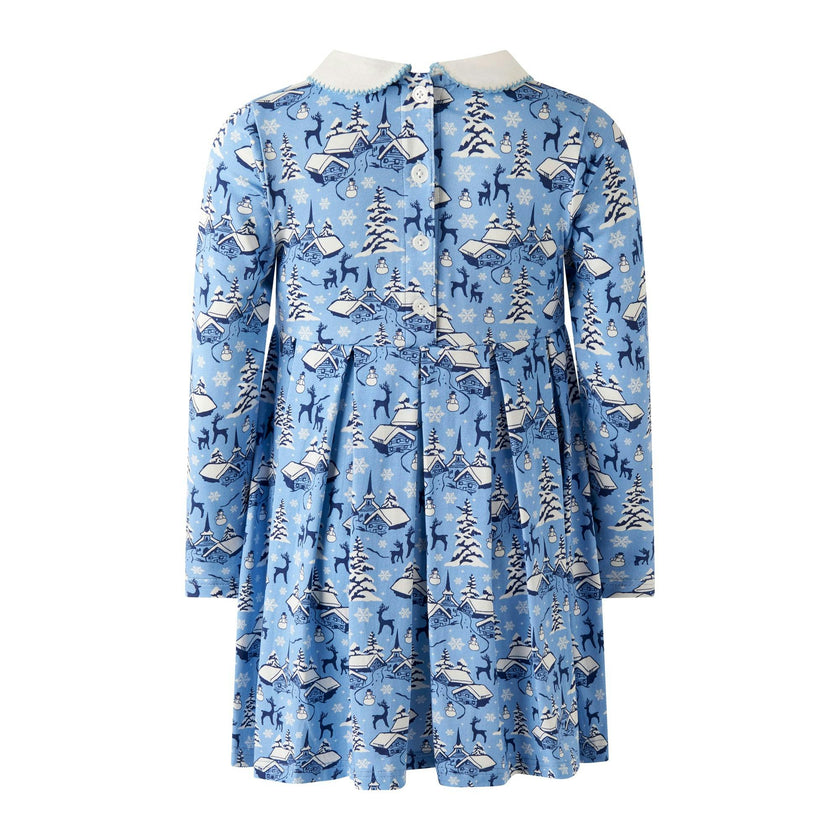 Snow Chalet Jersey Dress