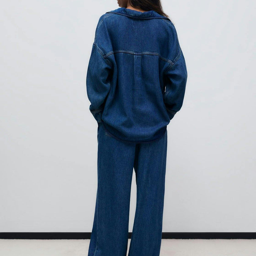 TNS Tencel Woman Pant Blue Denim