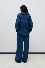 TNS Tencel Woman Pant Blue Denim