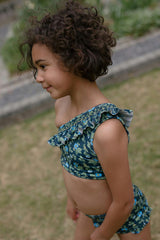 Josie in Spring Mustard In Navy