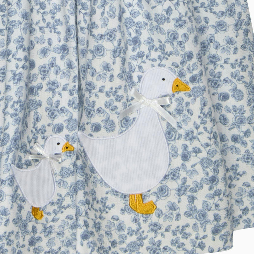 Rose Floral Duck Dress