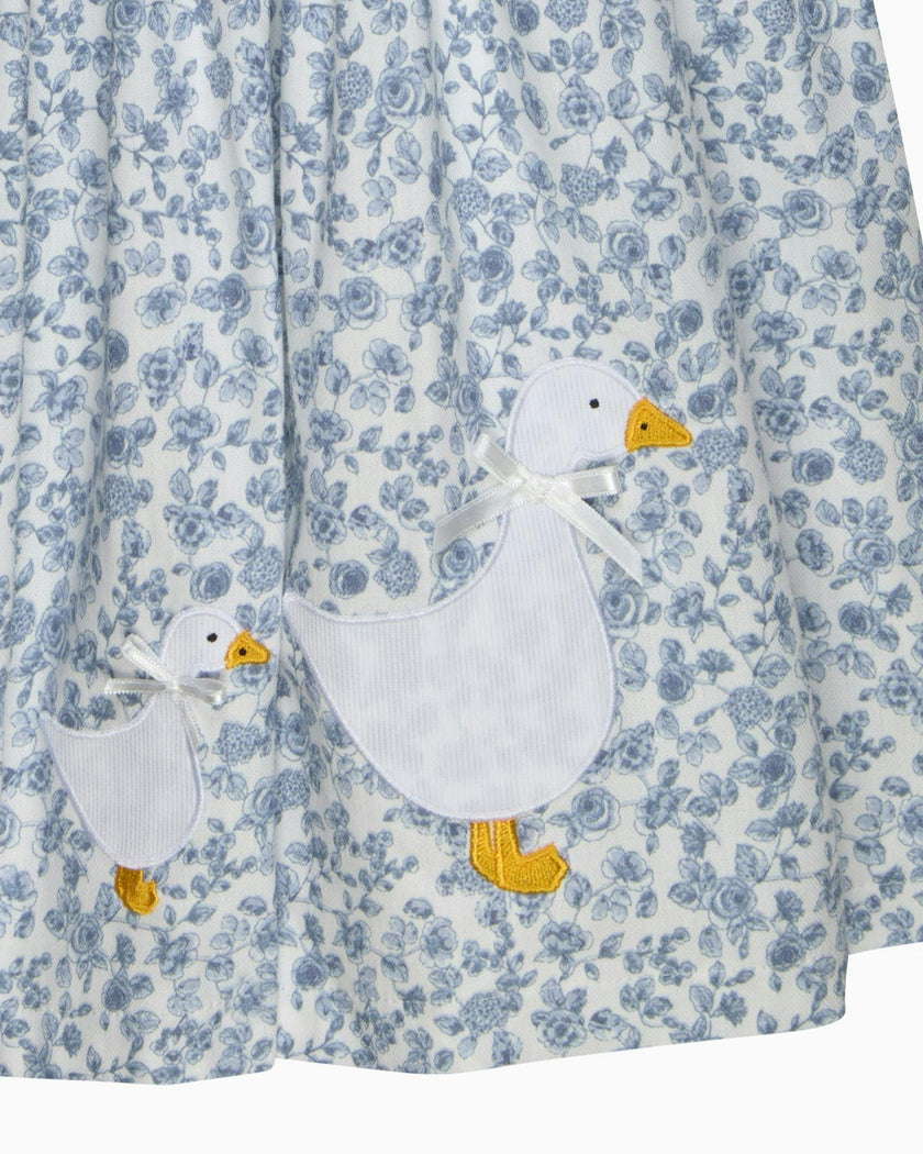 Rose Floral Duck Dress