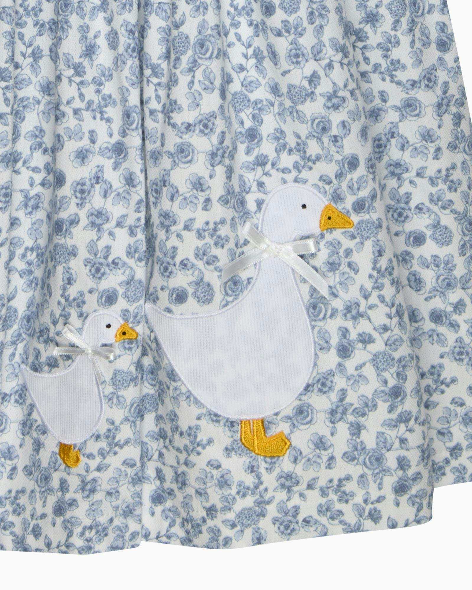 Rose Floral Duck Dress