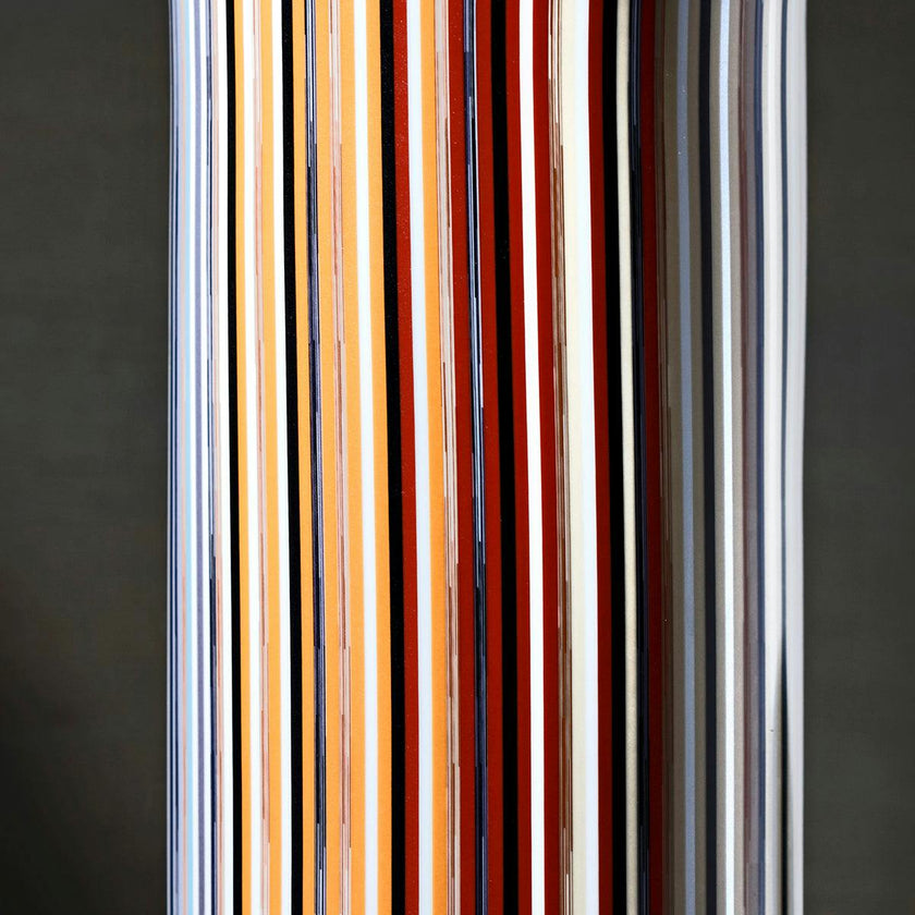 High Vase Stripes  Jenkins 148 Diam. 6.3"