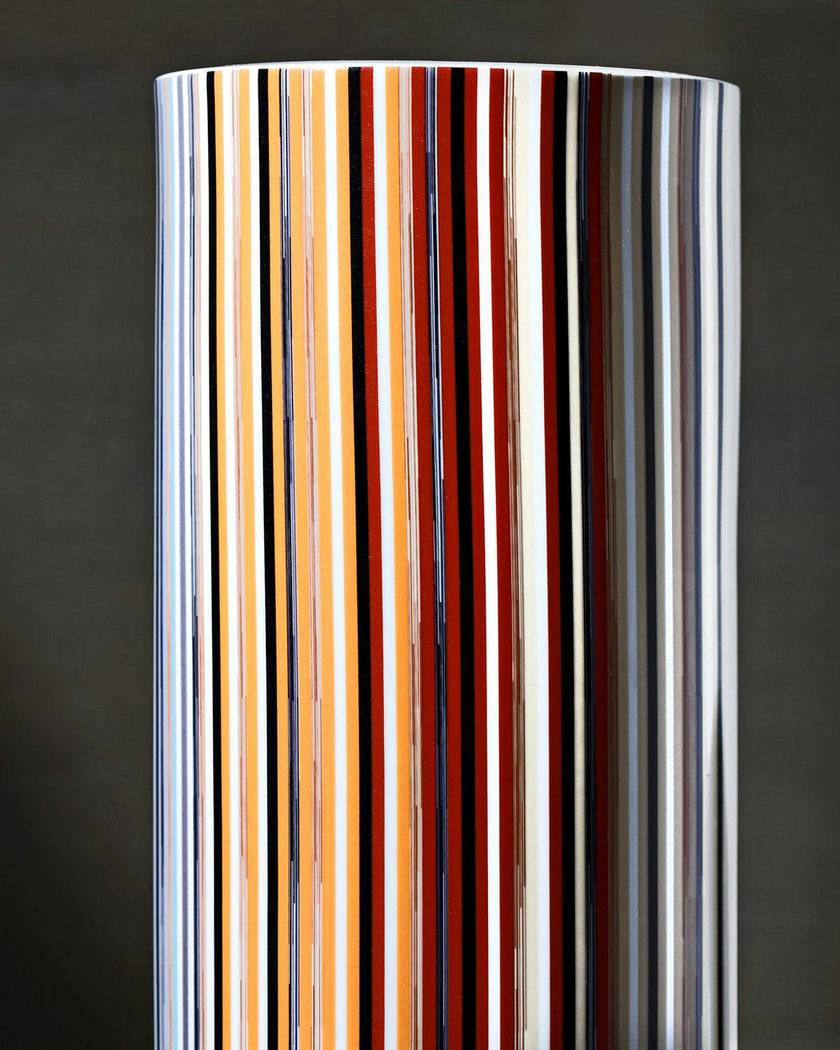 High Vase Stripes  Jenkins 148 Diam. 6.3"