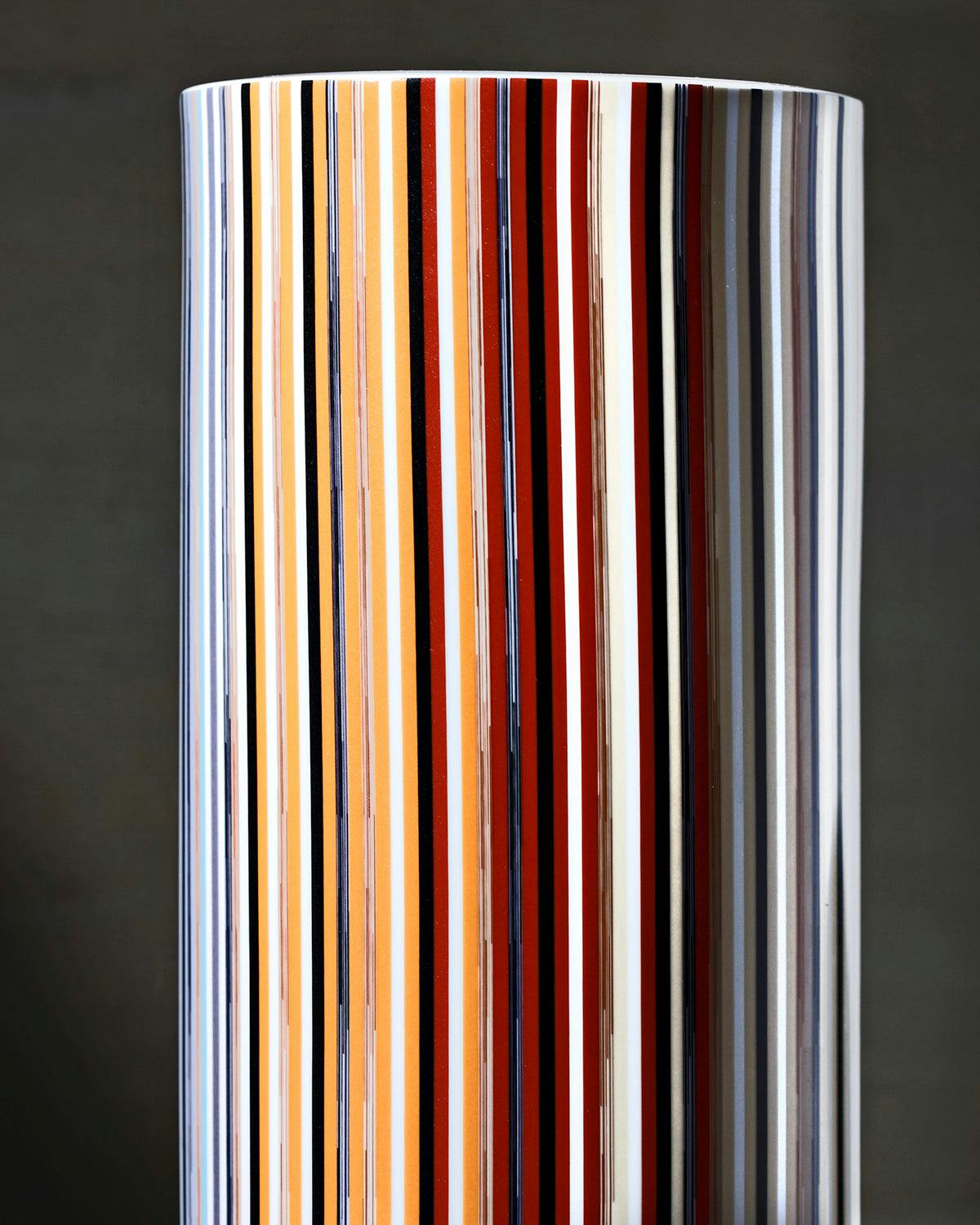 High Vase Stripes  Jenkins 148 Diam. 6.3