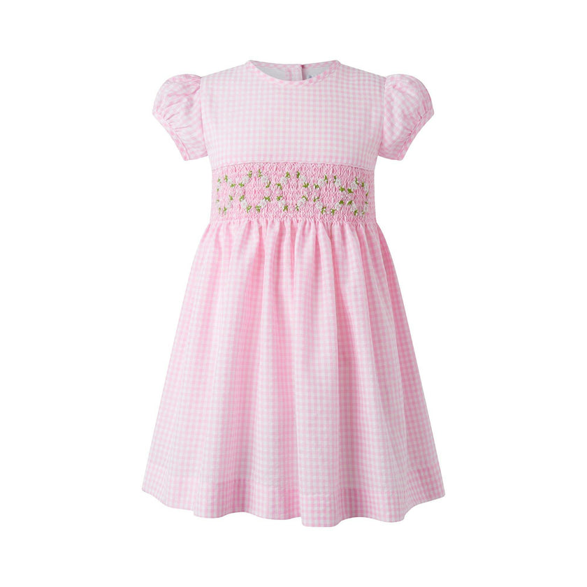 Gingham Smocked Dress