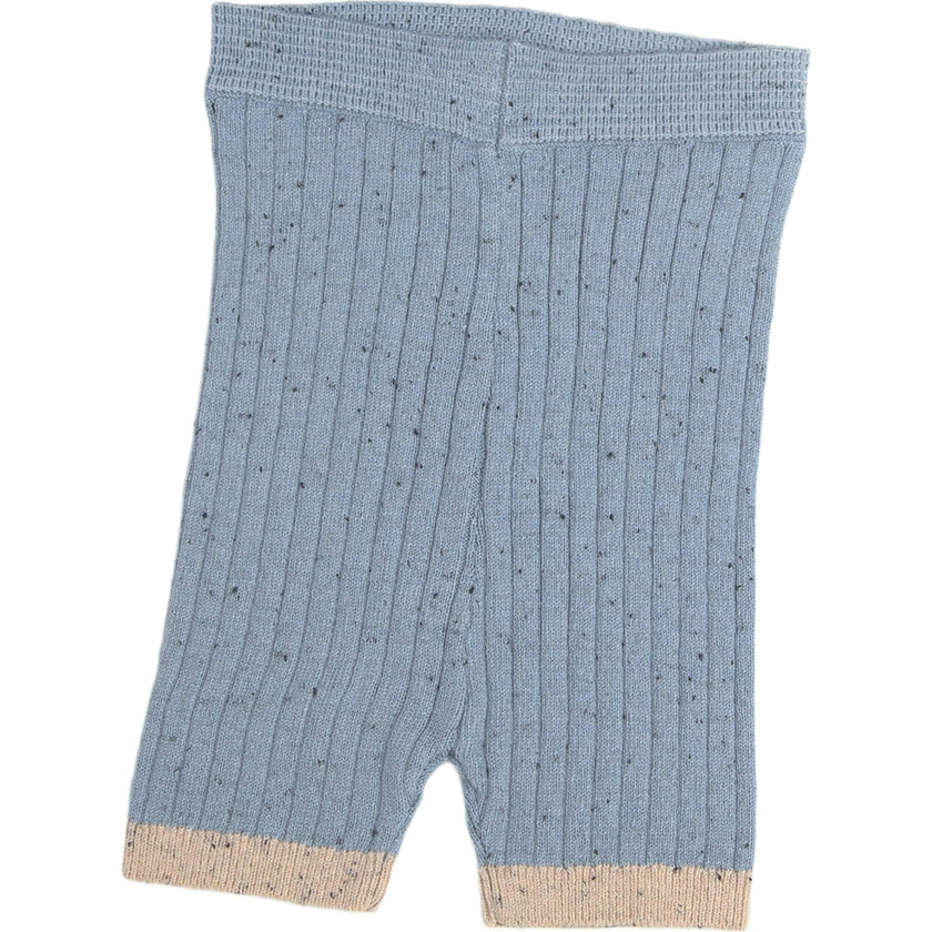 Ribbed Knit Retro Biker Shorts