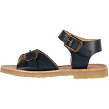 Sonny Leather Sandal, Navy