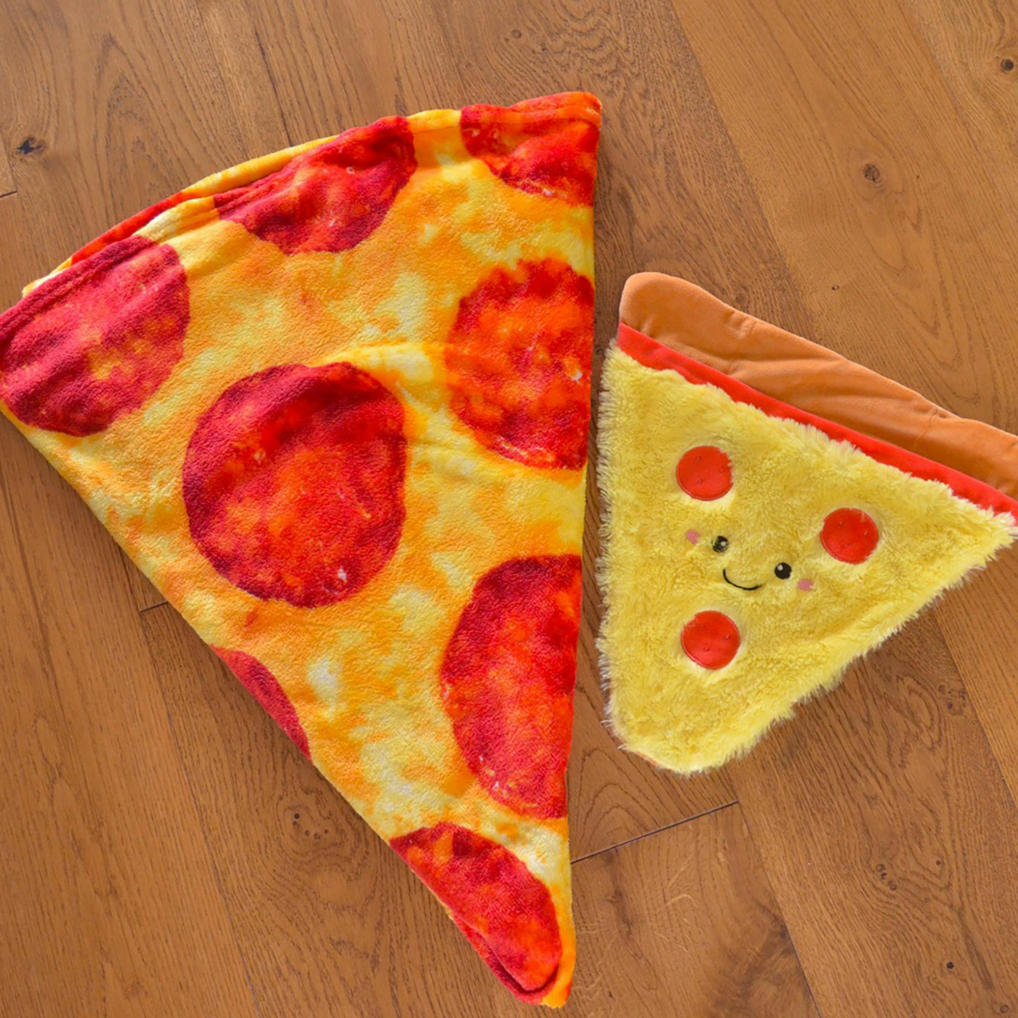 Blanket & Pillow Set: Wrap-A-Roni Pizza