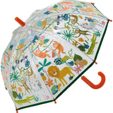 Jungle Transparent Colour Changing Umbrella