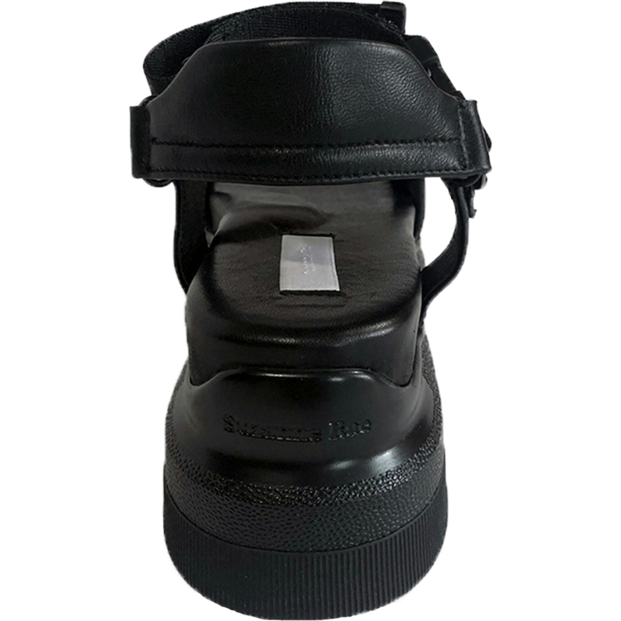 Women's Buckle Velcro Sandal, Black