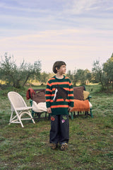 HORSE KNITTED JERSEY GREEN