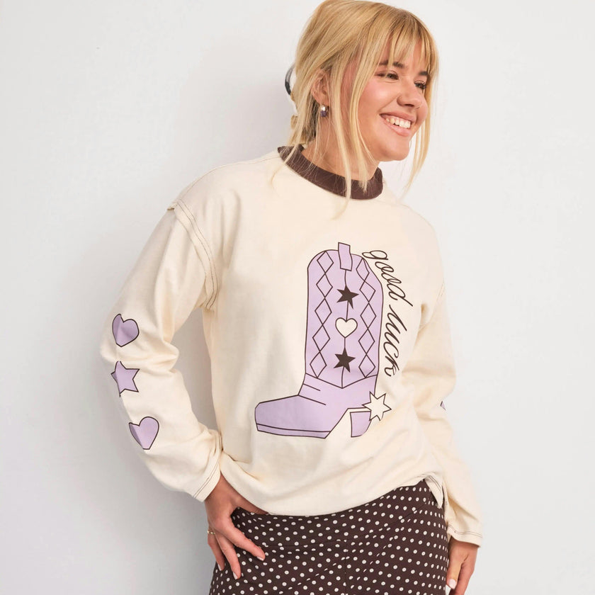 women's longsleeve - good luck