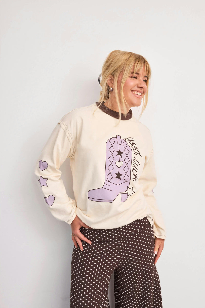 women's longsleeve - good luck