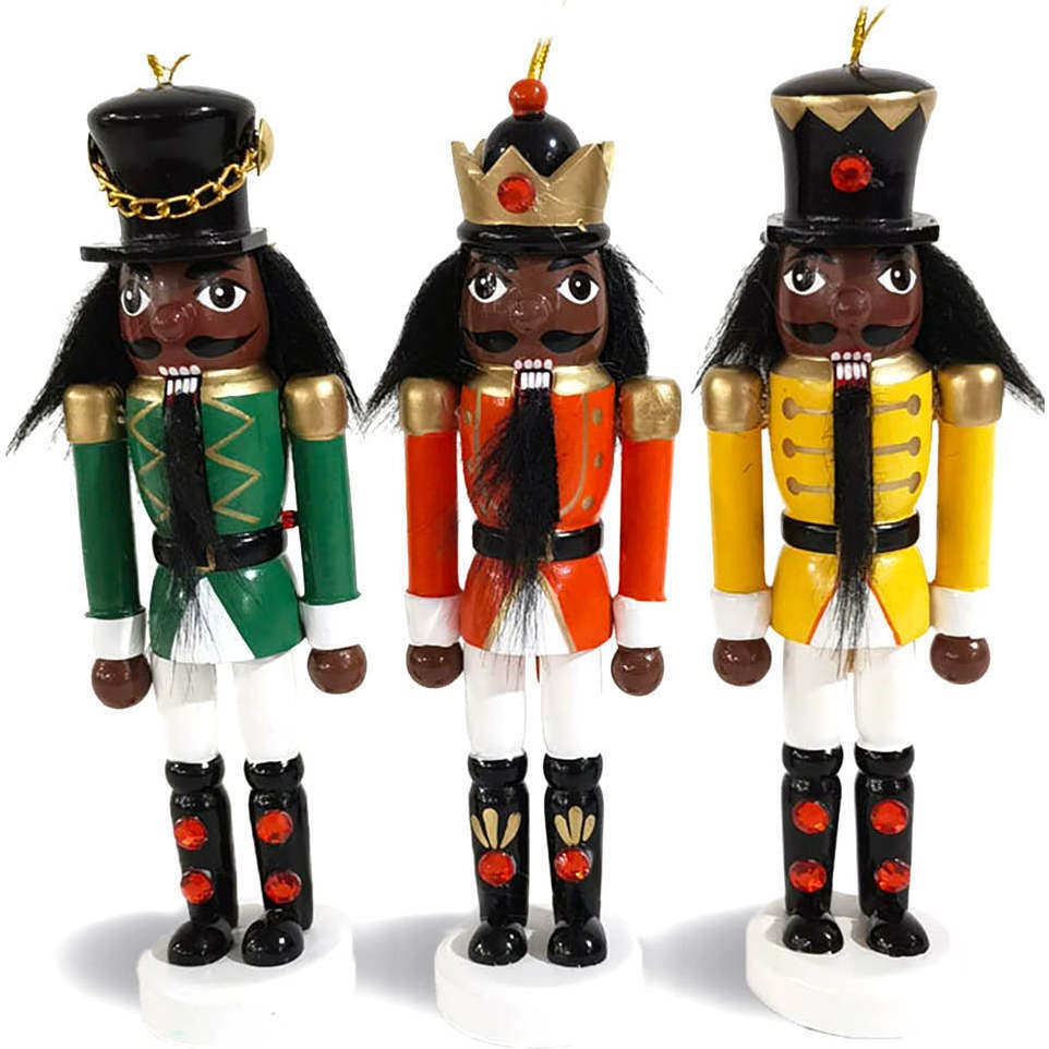 Colors of Africa Nutcracker Ornaments