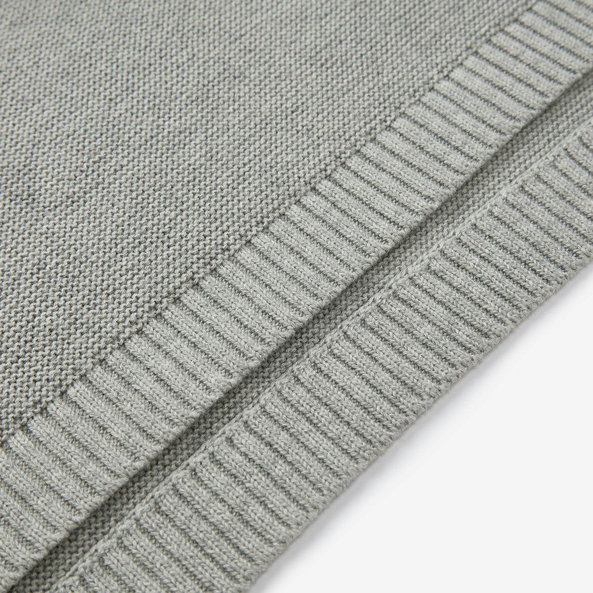 Grey Knitted Blanket