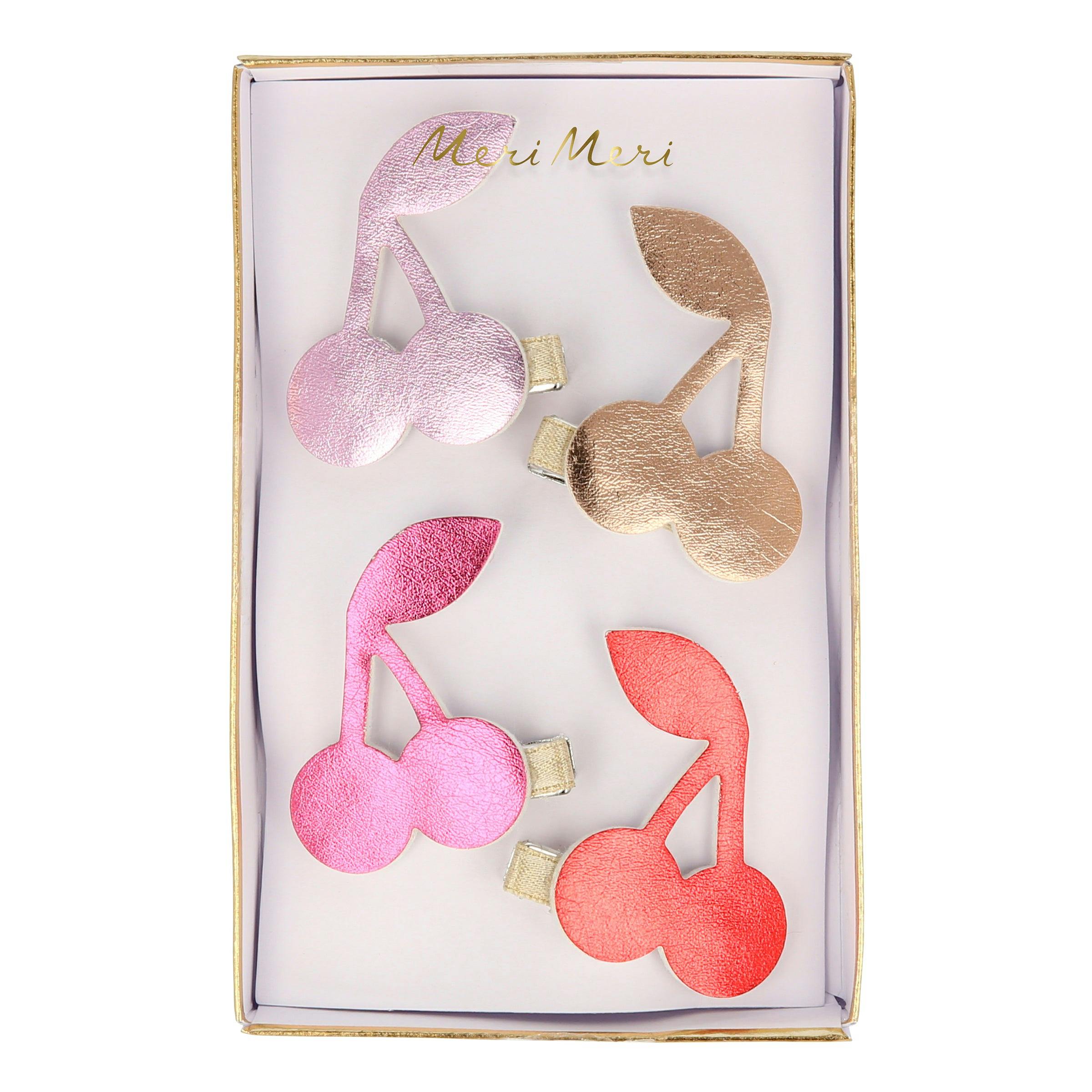 Cherry Hair Clips
