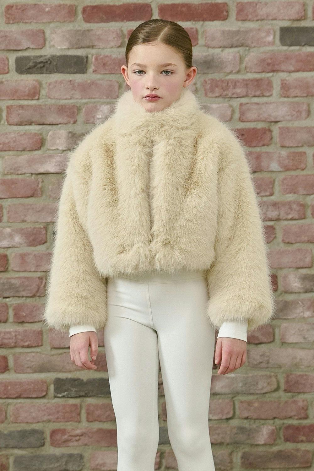 Faux Fur Crop Jacket