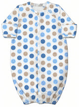 Baby Converter Gown - Smiley Dot