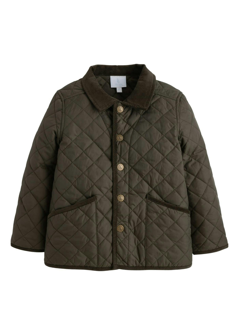 Classic Quilted Jacket - Olive