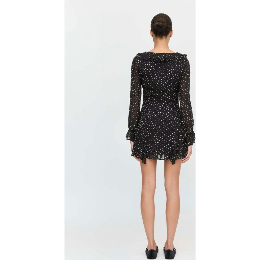 The Bridget Dress - Black Polka Dot