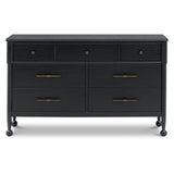 Alouette 7-Drawer Assembled Dresser in Archival Black