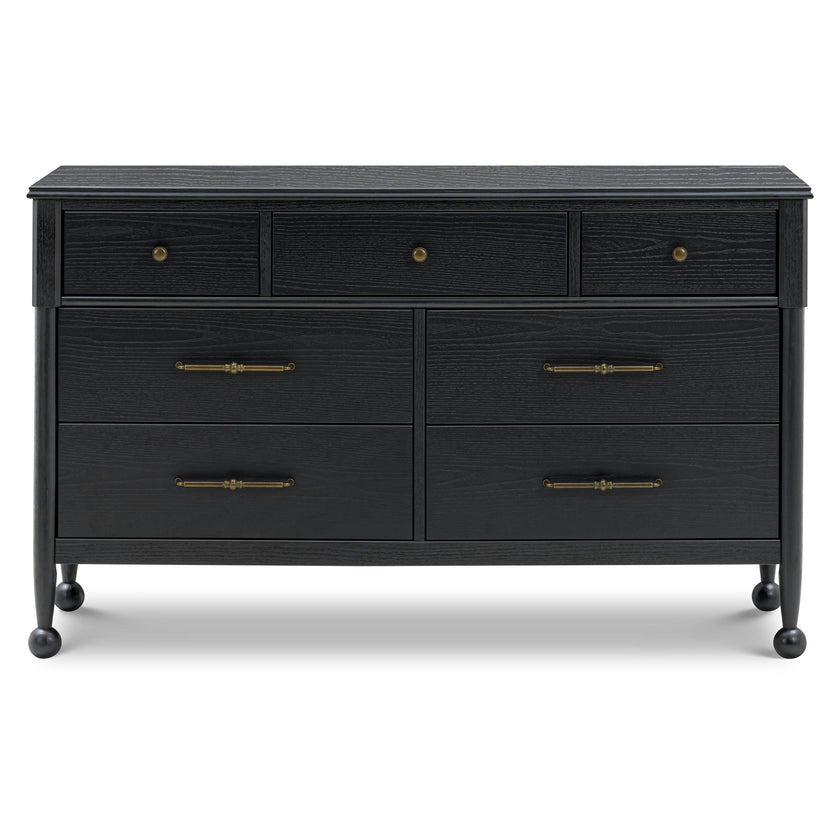 Alouette 7-Drawer Assembled Dresser in Archival Black
